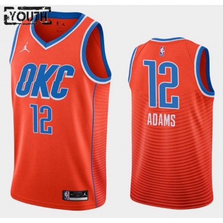 Oklahoma City Thunder Steven Adams 12 2020-21 Jordan Brand Statement Edition Pelipaidat Swingman - Lasten